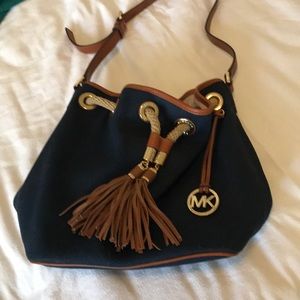 Navy purse